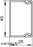 Кабель-канал 40x25/ПВХ OBO Bettermann 6191061