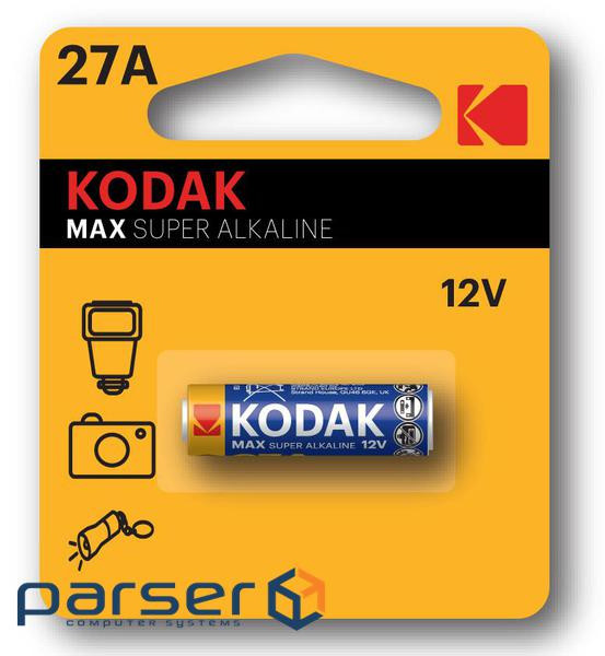 Батарейка KODAK MAX alk K 27 A (12V) 1 шт . (30414372)