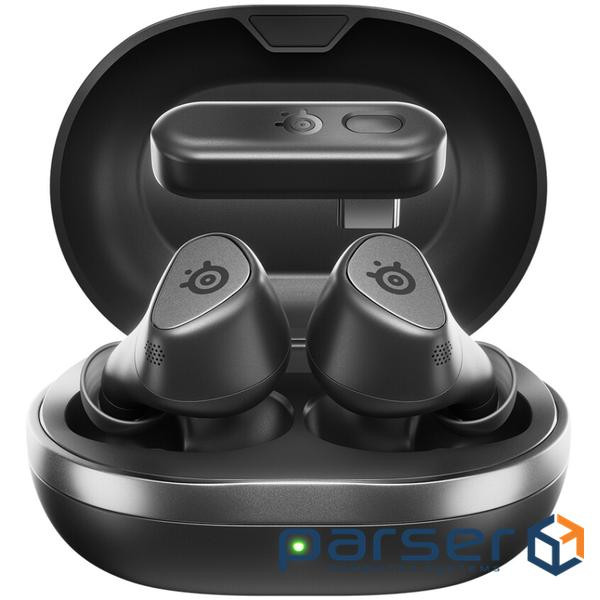 Навушники з мікрофоном SteelSeries Arctis GameBuds TWS, Bluetooth, Black (61680) SteelSeries Arctis GameBuds TWS, Bluetooth, Black (61680)