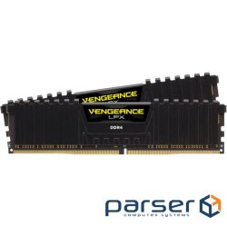 Модуль памяти CORSAIR Vengeance LPX Black DDR4 3600MHz 32GB Kit 2x16GB (CMK32GX4M2D3600C18)
