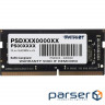 Модуль пам'яті PATRIOT Signature Line SO-DIMM DDR4 3200MHz 16GB (PSD416G320081S)