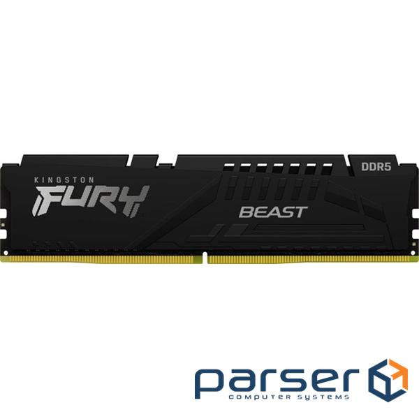 Модуль пам'яті KINGSTON FURY Beast EXPO Black DDR5 6400MHz 16GB (KF564C32BBE-16)
