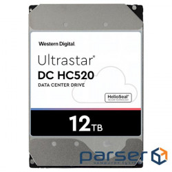 Жорсткий диск 12TB WD Ultrastar DC HC520 SATA (HUH721212ALN604)