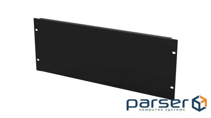 Панель-заглушка MIRSAN 3U, 19, з гвинтовим типом кріплення, чорна (MR.PSV3U.01)