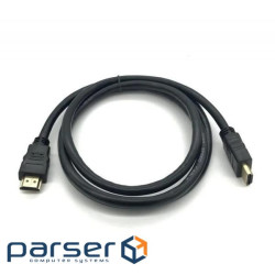 Кабель мультимедійний HDMI to HDMI 3.0m v1.4, OD-7.5mm Merlion (YT-HDMI(M)/(M)HS-3.0m)