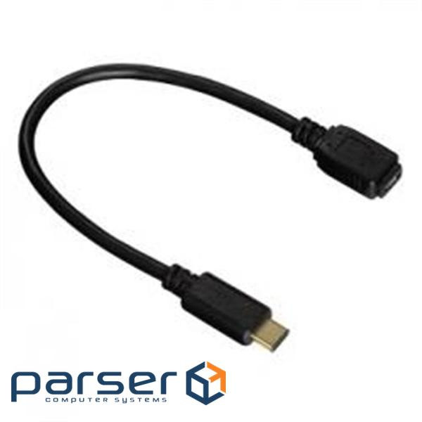 Дата кабель OTG USB 2.0 AF to Type-C 0.1m Atcom (14716)