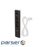 Мережевий подовжувач EMOS P1422SM 2m 4 роз. 1xUSB-A 1xUSB-C Wi-Fi 1,5мм2