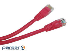 Патч корд Gembird PP12-1M/R, UTP, категория. 5E, литий, 50u