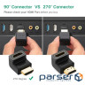 Адаптер UGREEN HDMI 4K Adapter Male to Female Up-angled (UGR-20110)