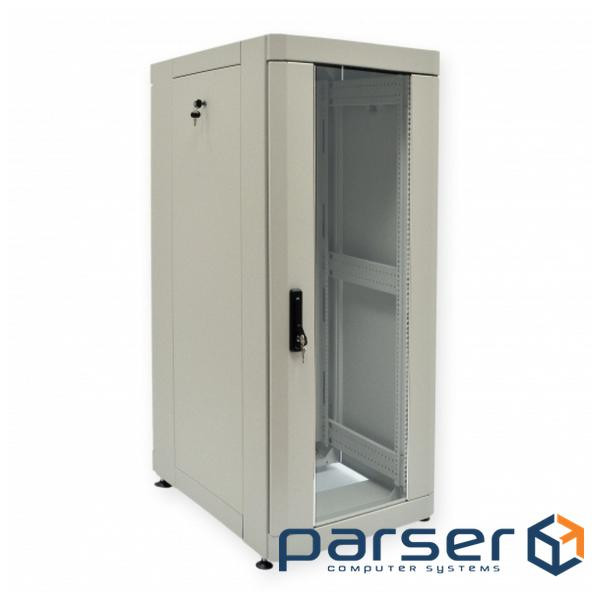 Шафа напольна GEAR 33U 19" 600x600 мм, PREMIUM, grey (GWMSN-33U-600-600G)