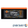 Акумулятор LP LiFePO4 12,8V - 280 Ah (3584Wh) (BMS 200A/100А) пластик Smart BT (30353)