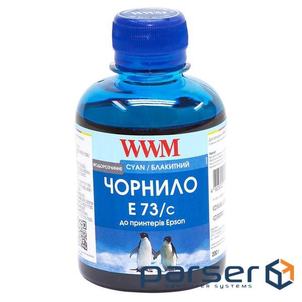 Чорнило WWM EPSON CX3700/TX119/TX419 Cyan (E73/C)