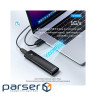 Зовнішня кишеня Orico для SSD M.2 NVMe/NGFF(SATA) USB 3.2 Type-C Black (HC380503)