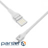Кабель Proove Double Way Weft Micro USB 2.4A (1m) white (CCDW20001302)