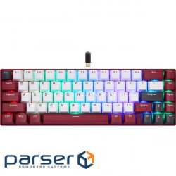 Wireless Keyboard MOTOSPEED BK67 Longhua Red Switch Red (MTBK67RMR)