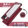 Клавіатура бездротова MOTOSPEED BK67 Longhua Red Switch Red (MTBK67RMR)