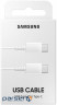 Дата кабель USB-C to USB-C 1.0m white Samsung (EP-DA705BWRGRU)