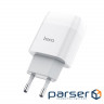 Charger Hoco C73A Glorious (2USB, 2.4A ) White (6931474712912)
