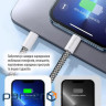Дата USB-C кабель USB-C 1.0m 60W 3.0А black ColorWay (CW-CBPDCC061-BK)