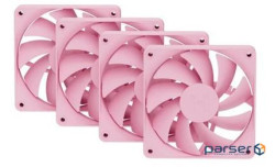 Набір вентиляторів HYTE FA12 PWM FAN (4-PACK) STRAWBERRY MILK (FAN-HYTE-FA12-SM-4)