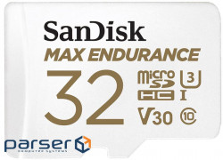 Карта пам'яті SanDisk 32GB microSDHC class 10 UHS-I U3 Max Endurance (SDSQQVR-032G-GN6IA)
