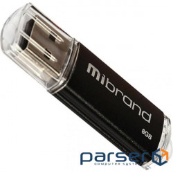 Флешка MIBRAND Cougar 8GB Black (MI2.0/CU8P1B)