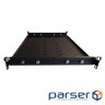 Полиця 19" Hypernet 1U глиб. 400мм, шафи глибиною 600мм, колір чорний (U-FS-60-BLACK)