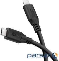 Кабель пристроїв-подовжувач USB Type-C M/M 3.0m,(USB3Gen2x2) 10Gbps 100W/5A Cu,чорний (75.07.4208-1 (75.07.4208-1