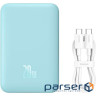 Повербанк MagSafe BASEUS Magnetic Mini Wireless Fast Charge Power Bank 20W 10000mAh Blu (PPCX030003)