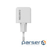 Зарядний пристрій Canyon CU20C GaN 20W 1xPD EU White (CNS-CUW20C)