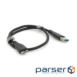 Кабель VEGGIEG V-U318, Usb 3.0 AM to Micro-B Black 0.5m, для жорстких дисків