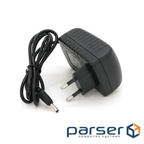 Імпульсний адаптер живлення XS-1220 12В 2А (24Вт) штекер 3.5 / 1.35, довжина 0, (XS-1220-3.5 / 1.35)