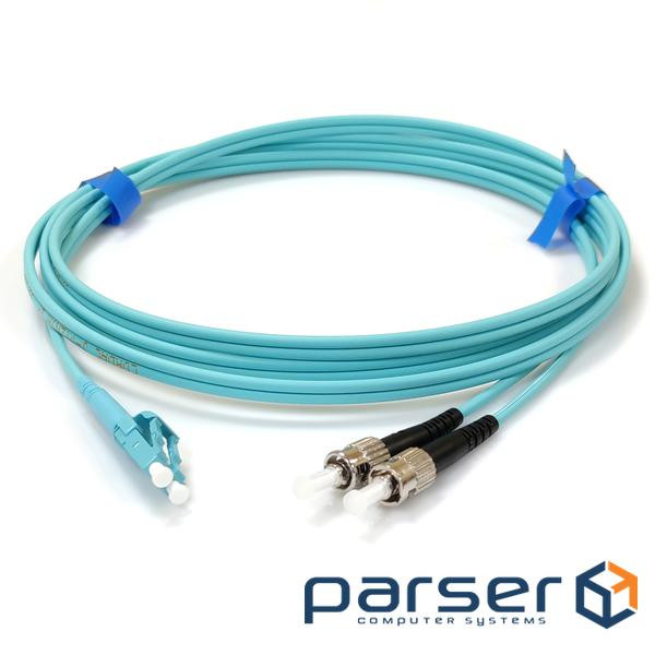 Patch cord ST / UPC-LC / UPC MM (OM3) 5m Duplex (UPC-5STLC(MM)D(ON))