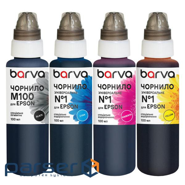 Чорнило Barva Epson Home XP 4х100, special, pigmented BK+C/M/Y (E17-100-MP)