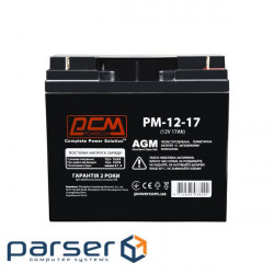 PM-12-17 Powercom battery 12v 17Ah AGM (PM1217AGM)