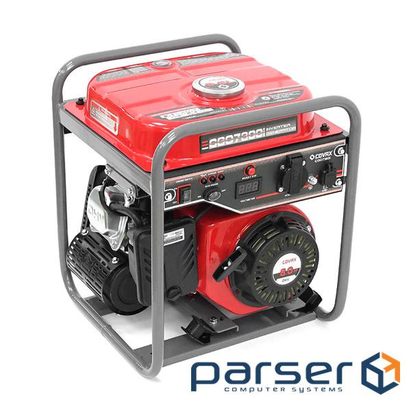 Генератор інверторний бензин COVAX CGO7300i, 4.5kW, однофазний 220V, 50Hz, 4-stroke, бак 9L, 375х375