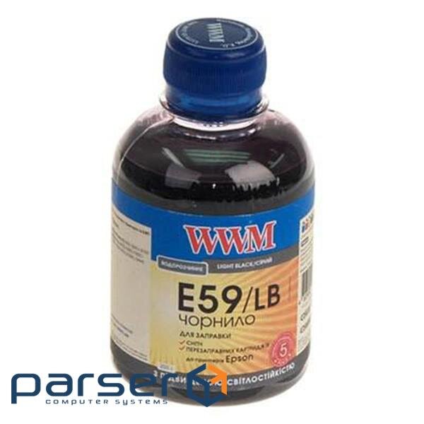 Чорнило WWM EPSON StPro 7890/9890 200г Light Black (E59/LB)