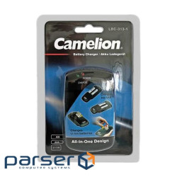 Зарядний пристрій для акумуляторів Camelion Univercal charger for Ni-MH 1.2V, Li-Ion 3.7 (LBC-313-1)