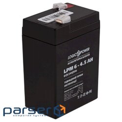 Акумуляторна батарея LOGICPOWER LPM 6 - 4.5 AH (6В, 4.5Ач) (3860)