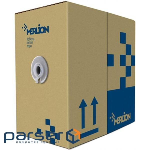 Кабель мережевий Merlion FTP 305м КВПЭ (4*2*0,51) 4Р 24AWG [СCA] (11354)