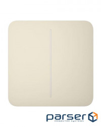Розумний вимикач Ajax SoloButton 2-gang слонова кістка (000029832)