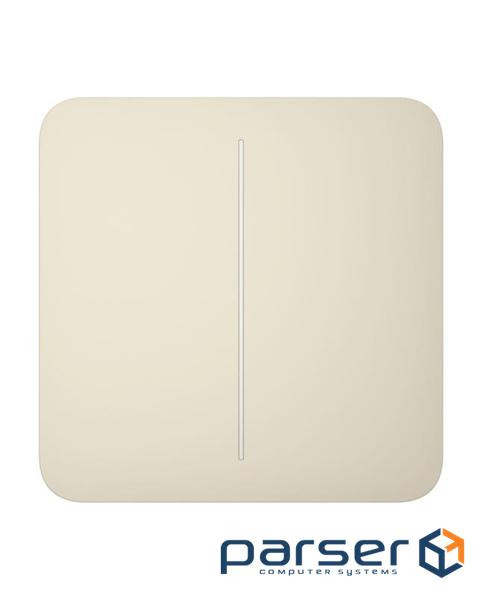 Розумний вимикач Ajax SoloButton 2-gang слонова кістка (000029832)