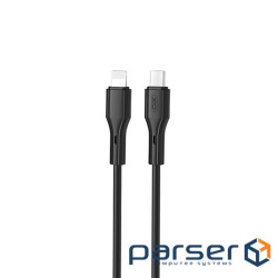 Кабель XO NBQ231A-Ci USB Type-C - Lightning (M/M), 1 м , Black (NB-Q231A-CI.black)