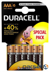 Alkaline battery Duracell Duralock Basic, AAA/LR03, 1.5V, blister 6 pcs. (MN2400 6BL)