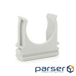 Кріплення для гофри / труби сіра 25 мм (пач. 50шт. ціна за пачку) (YT21333) ) (YT21333)