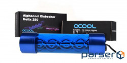Reservoir for the liquid cooling system HELIX BLUE 250MM 15304 ALPHACOOL