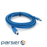 Кабель USB 3.0 AM / BM 3,0 м blue для периферії (YT-3.0AMBM-3.0BL) (YT-3.0AMBM-3 (YT-3.0AMBM-3.0BL)