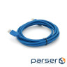 Кабель USB 3.0 AM / BM 3,0 м blue для периферії (YT-3.0AMBM-3.0BL) (YT-3.0AMBM-3 (YT-3.0AMBM-3.0BL)