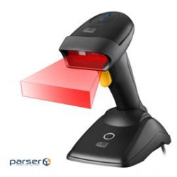 Adesso Scanner NuScan 2500TB Bluetooth Antimicrobial spill resistant 2D Barcode Scanner Retail
