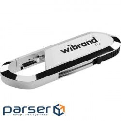 Флешка WIBRAND Aligator 4GB USB2.0 White (WI2.0/AL4U7W)